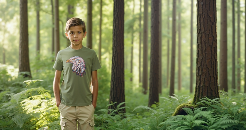 Dětské tričko Hlava orla